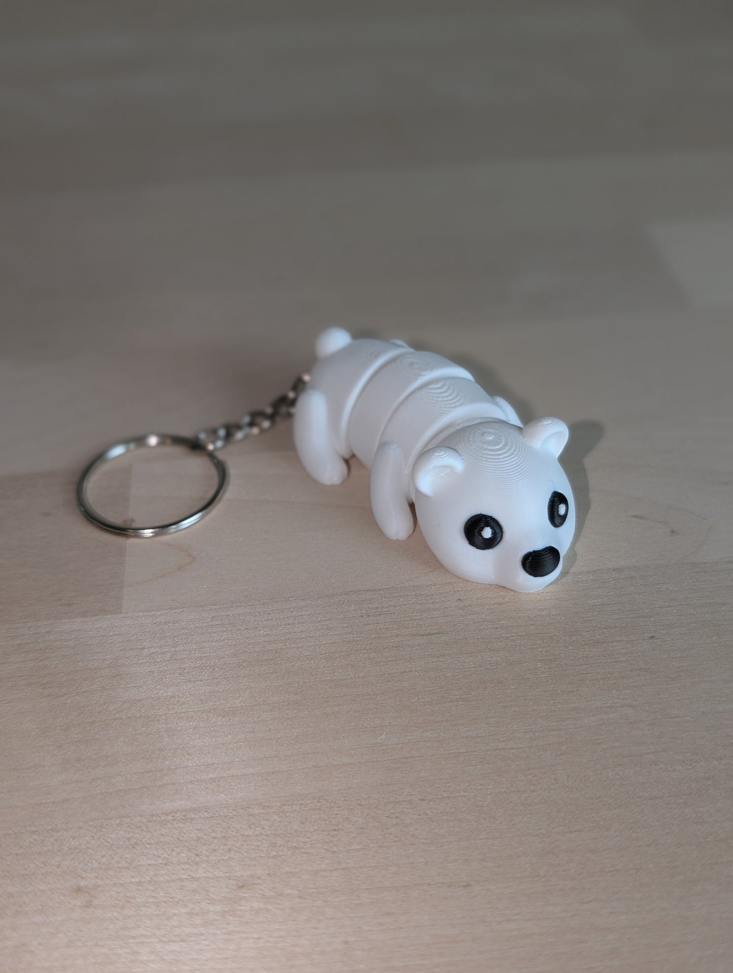 Polar Bear Flexi Keychain
