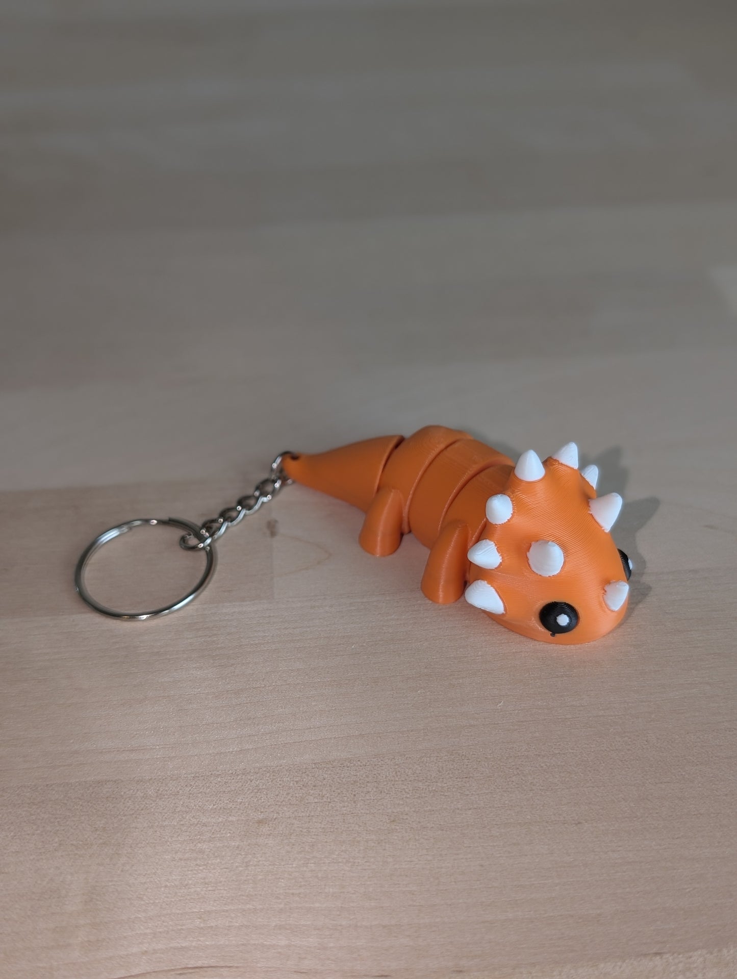 Spiked Dino Flexi Keychain